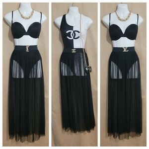 Sheer Maxi Skirt  / S